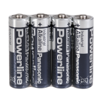 Sada 4 ks alkalických baterií AA, 1,5 V, 2700 mAh