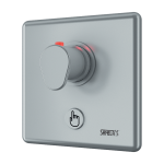Piezo ovládání sprchy s termostatickým ventilem pro teplou a studenou vodu, 6 V