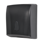 Zásobník na skládané papírové ručníky, materiál černý plast ABS
