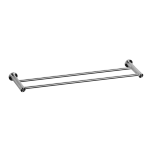 Nerezový vešák na ručníky dvojitý, rozměr 520 x 110 mm, povrch matný