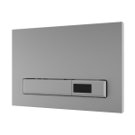 Automatický splachovač WC s elektronikou ALS do montážního rámu SLR 21, bílé tlačítko, 24 V DC