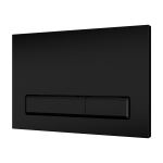 Dvojčinné splachovací tlačítko do rámu SLR 21, černé