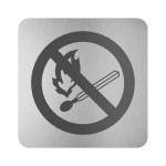 Piktogram - zákaz otevřeného ohně