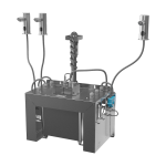 Automatický centrální stojánkový dávkovač mýdla, nerezová ramínka (3 ks), nádržka na mýdlo 6 l, 230 V AC
