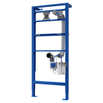 Automatický nerezový nástěnný dávkovač mýdla včetně montážního rámu SLR 24, nádržka na mýdlo 1 l, 230 V AC