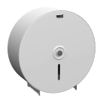 Nerezový zásobník na toaletní papír, povrch bílý