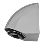 Antivandalová sprchová hlavice s nastavením úhlu výtoku, anticalc