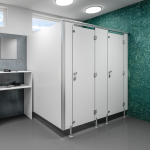 Sanitární kabinky a příčky, HPL, tl. 12 mm, Al profil, do vlhkých prostor