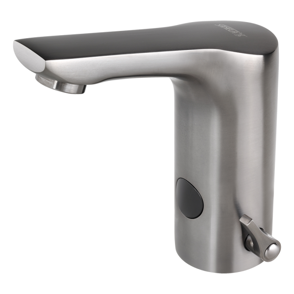 Umyvadlová směšovací baterie, metal grey matt, 24 V DC
