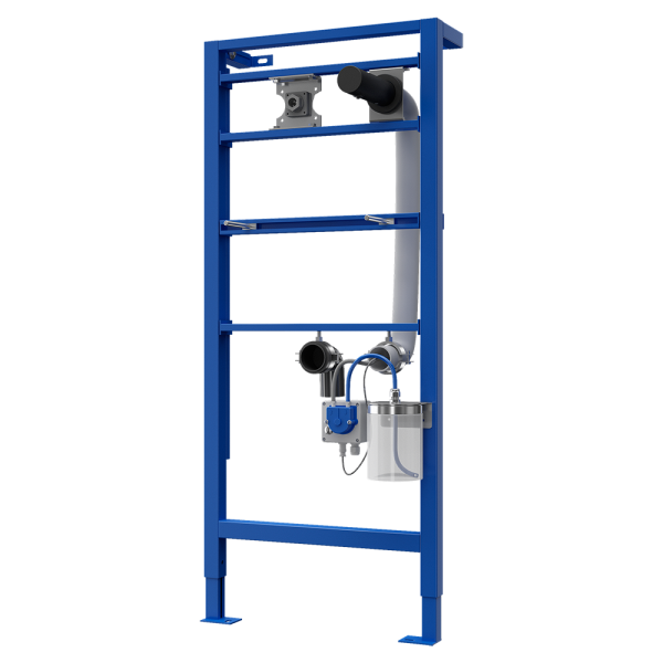 Automatický nerezový nástěnný dávkovač mýdla včetně montážního rámu SLR 24, nádržka na mýdlo 1 l, černý, 230 V AC