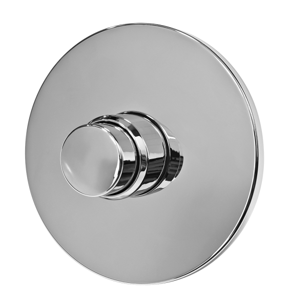 Samouzavírací splachovač pisoáru se zadním vtokem, podomítkový