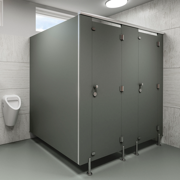 Sanitární kabinky a příčky, lamino tl. 18 mm, Al profil, do suchých prostor